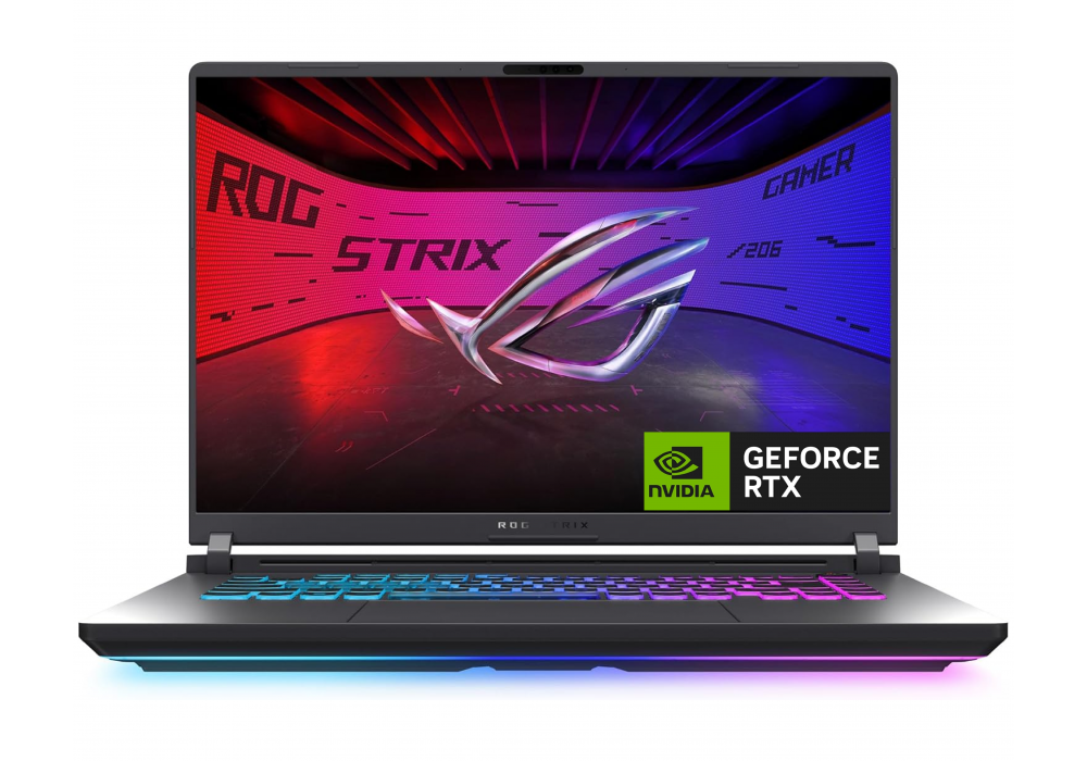 Laptop ASUS ROG Strix G16 Intel® Core™ Ultra 9 Processor 275HX NVIDIA® GeForce RTX™ 5080 Laptop GPU 16GB GDDR7 16GB DDR5-5600Hz 16-inch 2.5K 240Hz IPS-level - Eclipse Gray